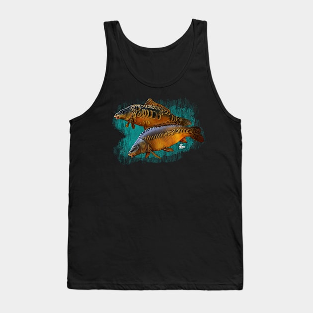 Double carp Tank Top by Sandarmi